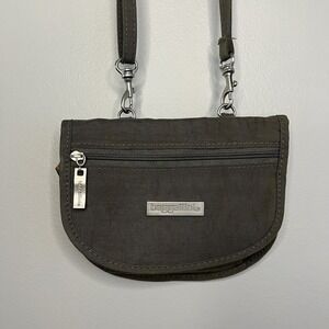 BAGGALLINI ON THE GO Convertible Belt Or Crossbody‎ Purse Mini Nylon Army Green
